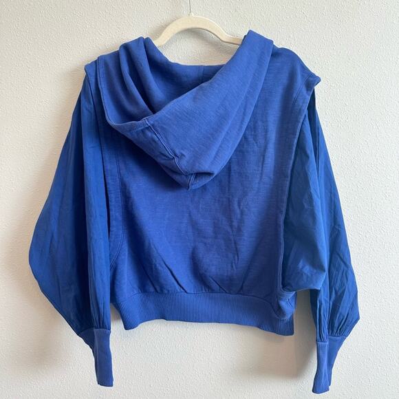 NWT Anthropologie Pilcro Fabric Mix Hoodie Size Small - Picture 11 of 11